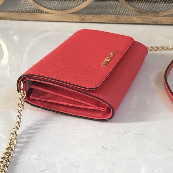 Michael Kors Jet Set Travel Large Phone Brown Leather Cross Body Bag - Picture 7 of 8